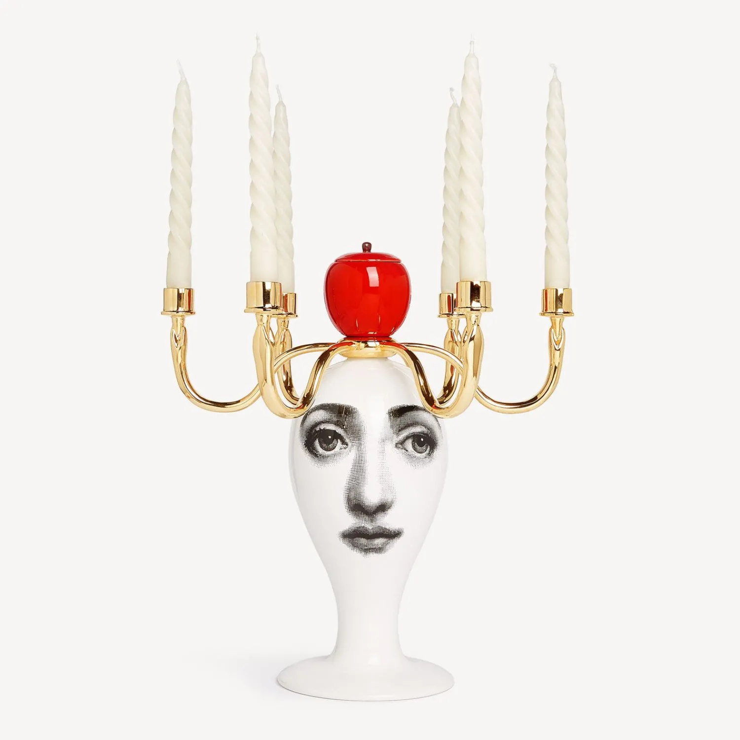 Hot Candelabro Sul Tardi - Decoro Peccato Originale - Fragranza Frutto Proibito Candele Profumate