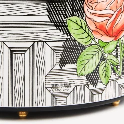 Clearance Cestino Carta Musciarabia Con Rose Cestini Di Carta