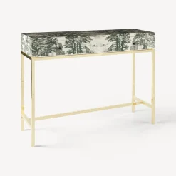 New Consolle Con Cassetto Giardino Settecentesco Console Di Archiviazione