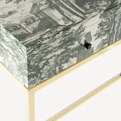 New Consolle Con Cassetto Giardino Settecentesco Console Di Archiviazione