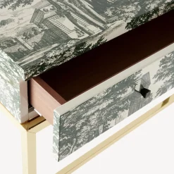 New Consolle Con Cassetto Giardino Settecentesco Console Di Archiviazione