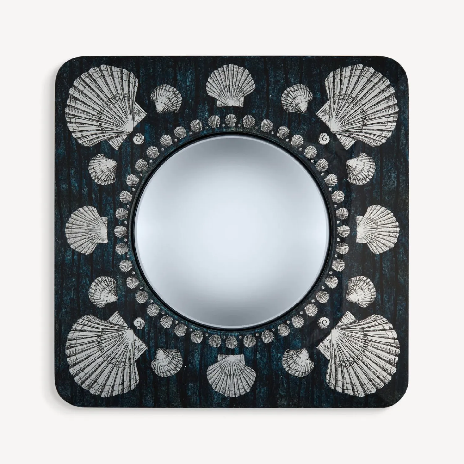 Sale Cornice Con Specchio Convesso Giro Di Conchiglie Specchi Di Design