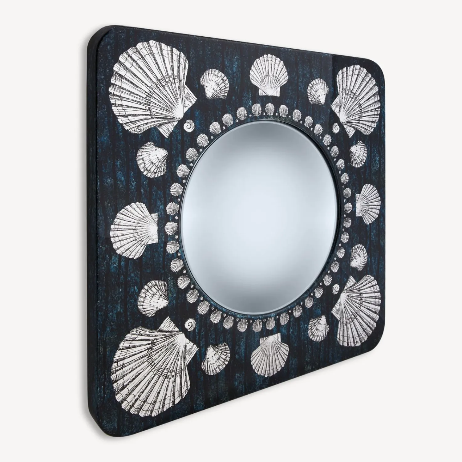 Sale Cornice Con Specchio Convesso Giro Di Conchiglie Specchi Di Design