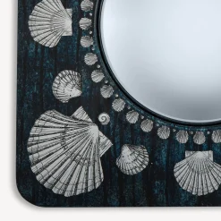 Sale Cornice Con Specchio Convesso Giro Di Conchiglie Specchi Di Design