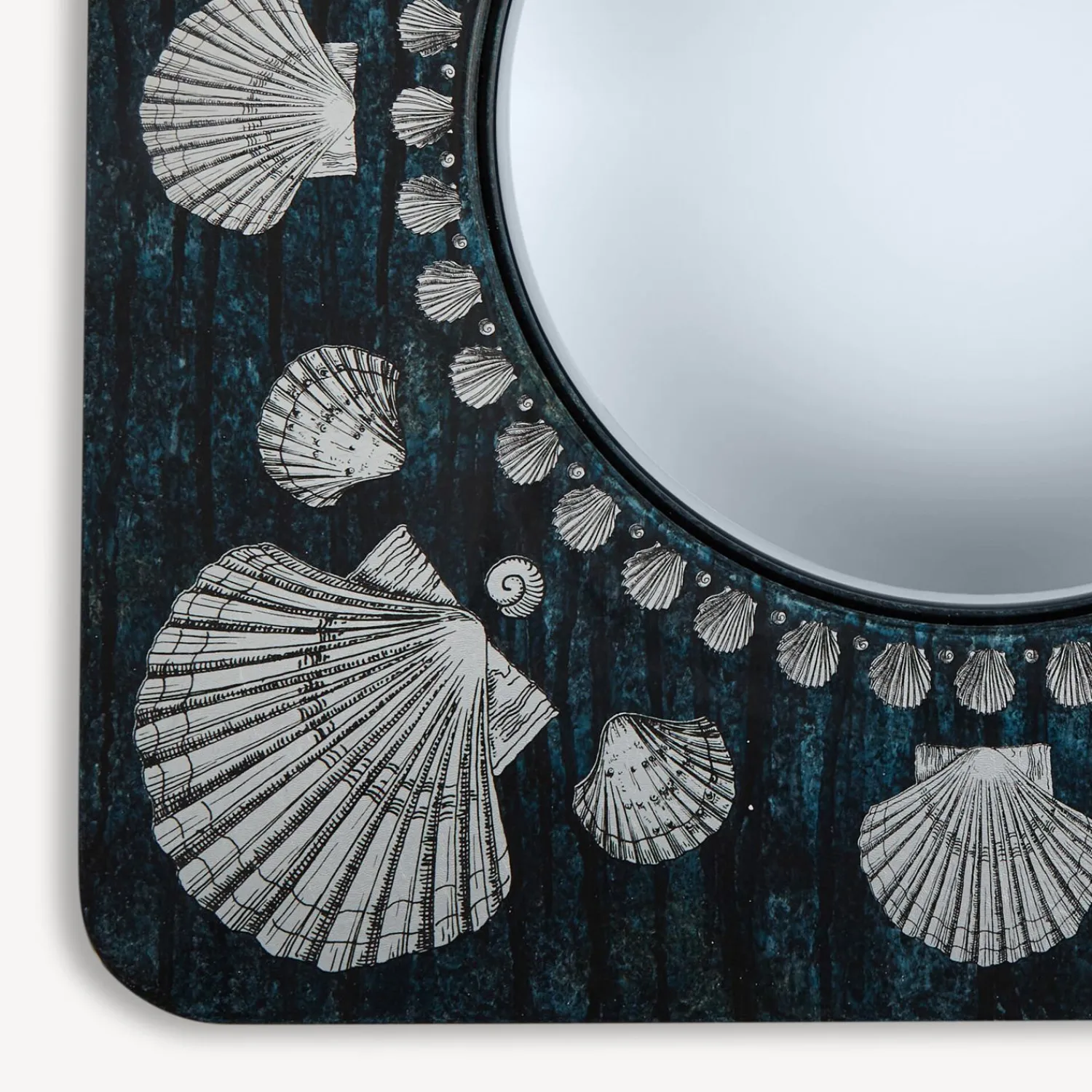 Sale Cornice Con Specchio Convesso Giro Di Conchiglie Specchi Di Design