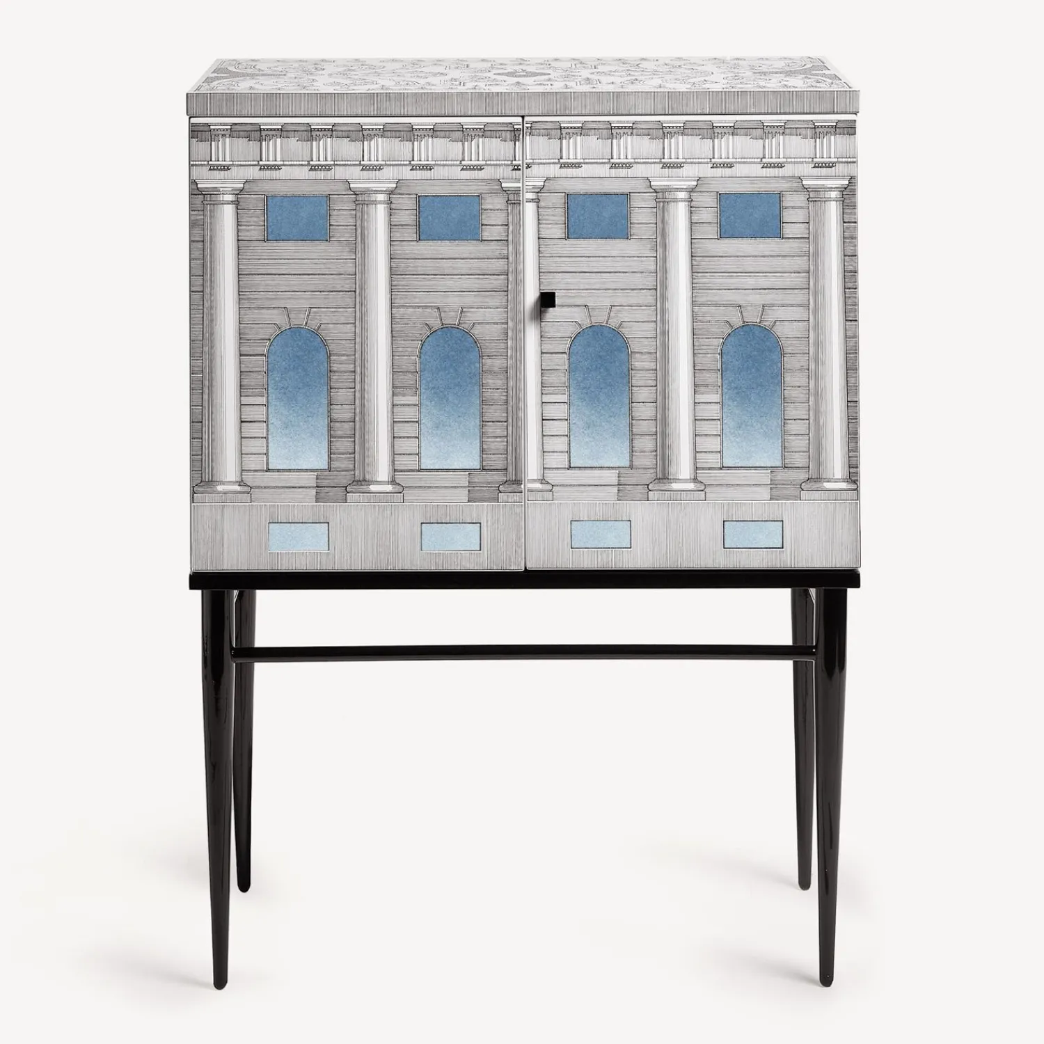 Cheap Madia Piccola Rialzata Architettura Celeste Armadietti