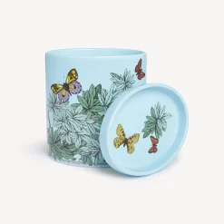 Clearance Nel Mentre Candela Profumata Grande - Decoro Farfalle E Balaustra - Fragranza Giardino Segreto Candele Profumate