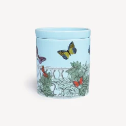 Clearance Nel Mentre Set Di Tre Candele Profumate - Decoro Farfalle E Balaustra - Fragranza Giardino Segreto Candele Profumate