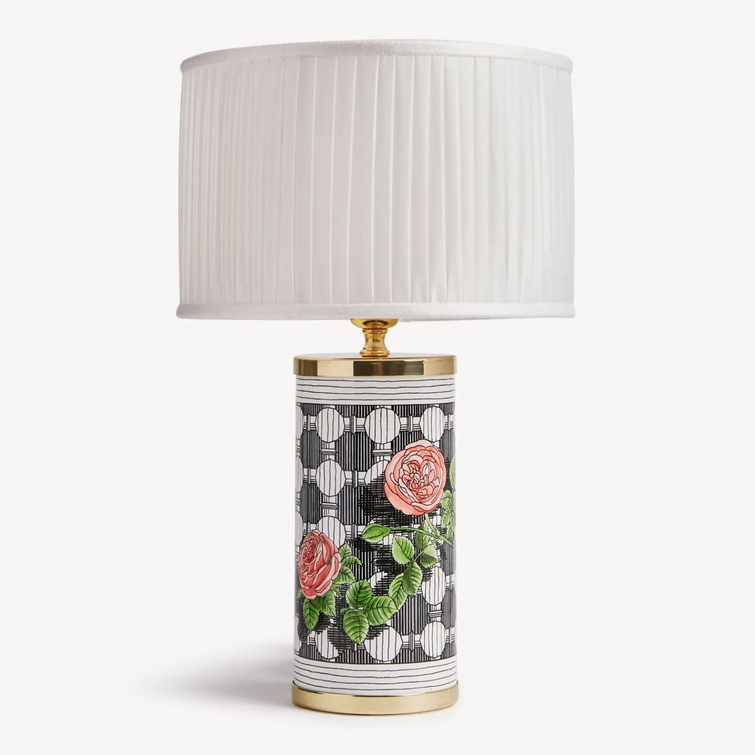 Best Sale Paralume Cilindrico In Tessuto Plissettato Lampade E Paralumi