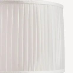 Best Sale Paralume Cilindrico In Tessuto Plissettato Lampade E Paralumi