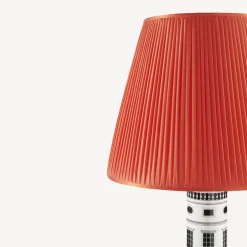 Flash Sale Paralume Conico In Tessuto Plissettato Lampade E Paralumi