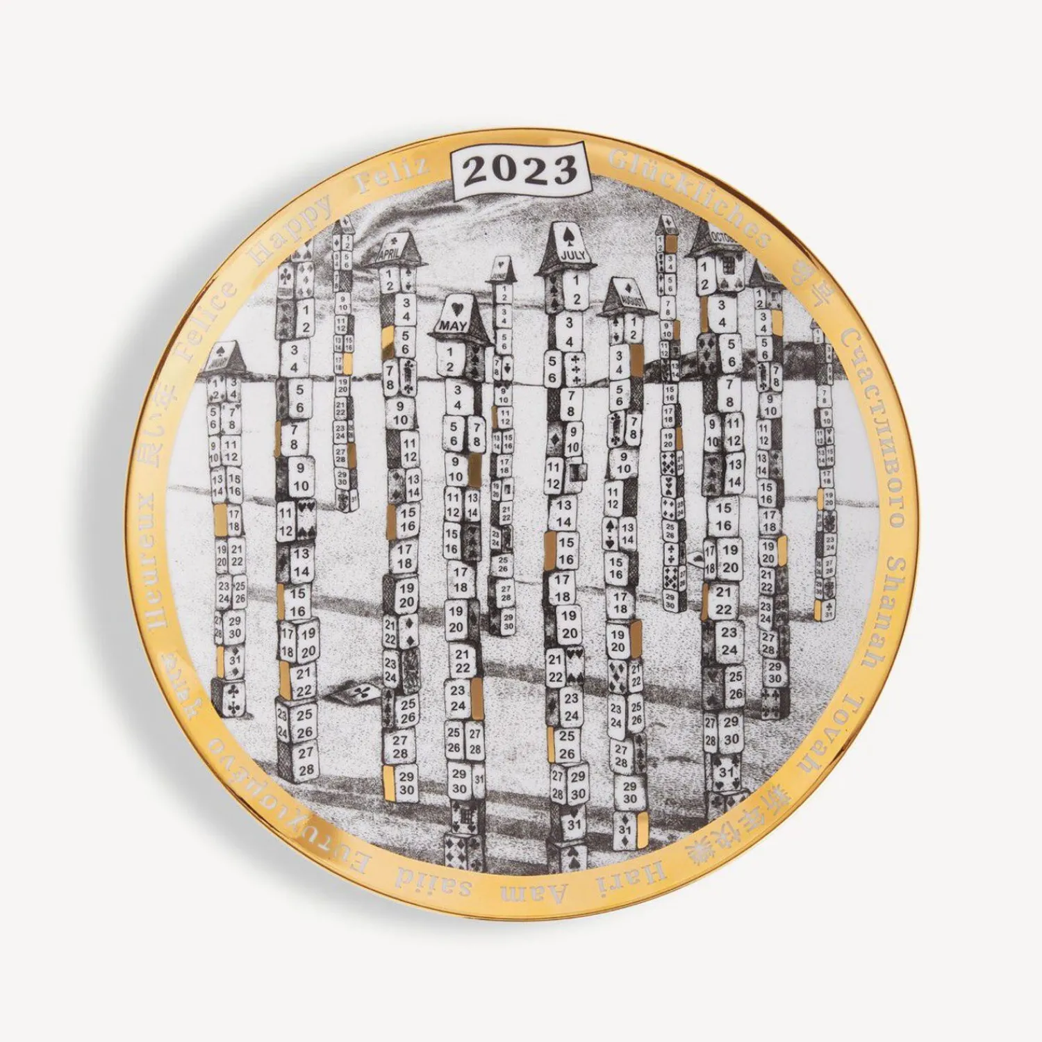 Clearance Piastra Del Calendario 2023 Piatti Decorativi