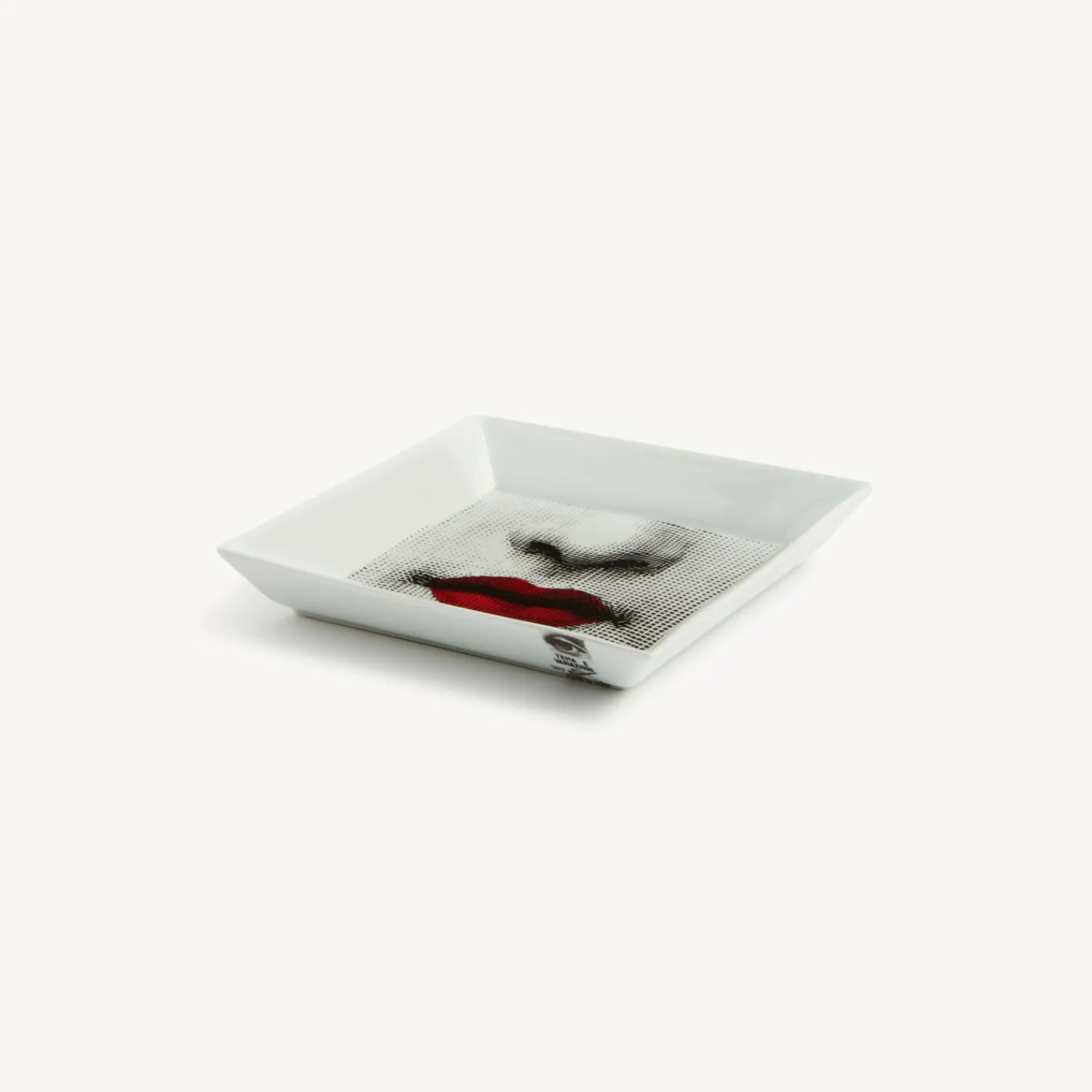 Online Piatto Quadrato Red Lips - Tema E Variazioni N.397 Piatti Decorativi