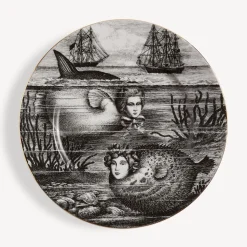 Outlet Placca Bordo Sirena N.5 Piatti Decorativi
