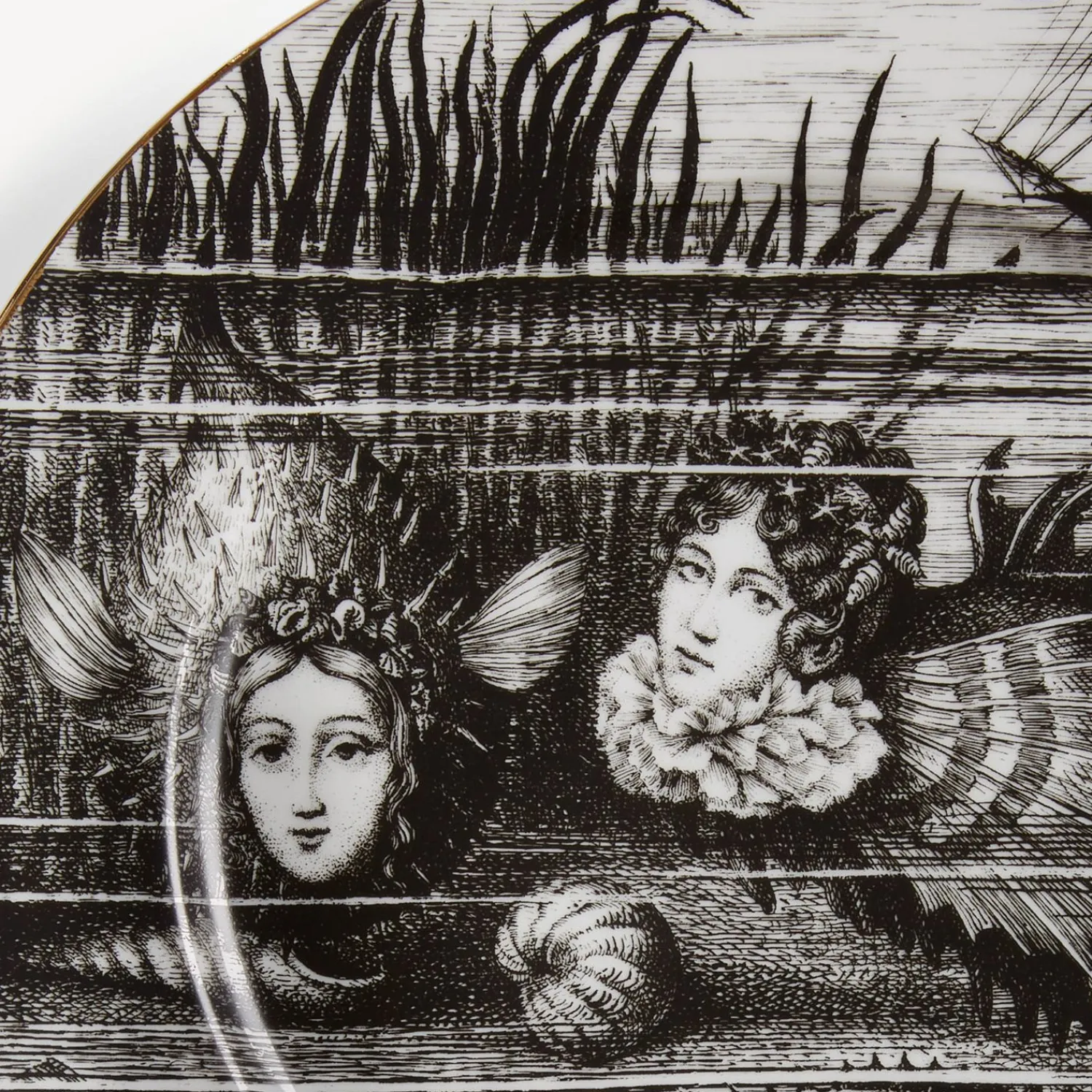 Clearance Placca Cerchio Sirene N.1 Piatti Decorativi