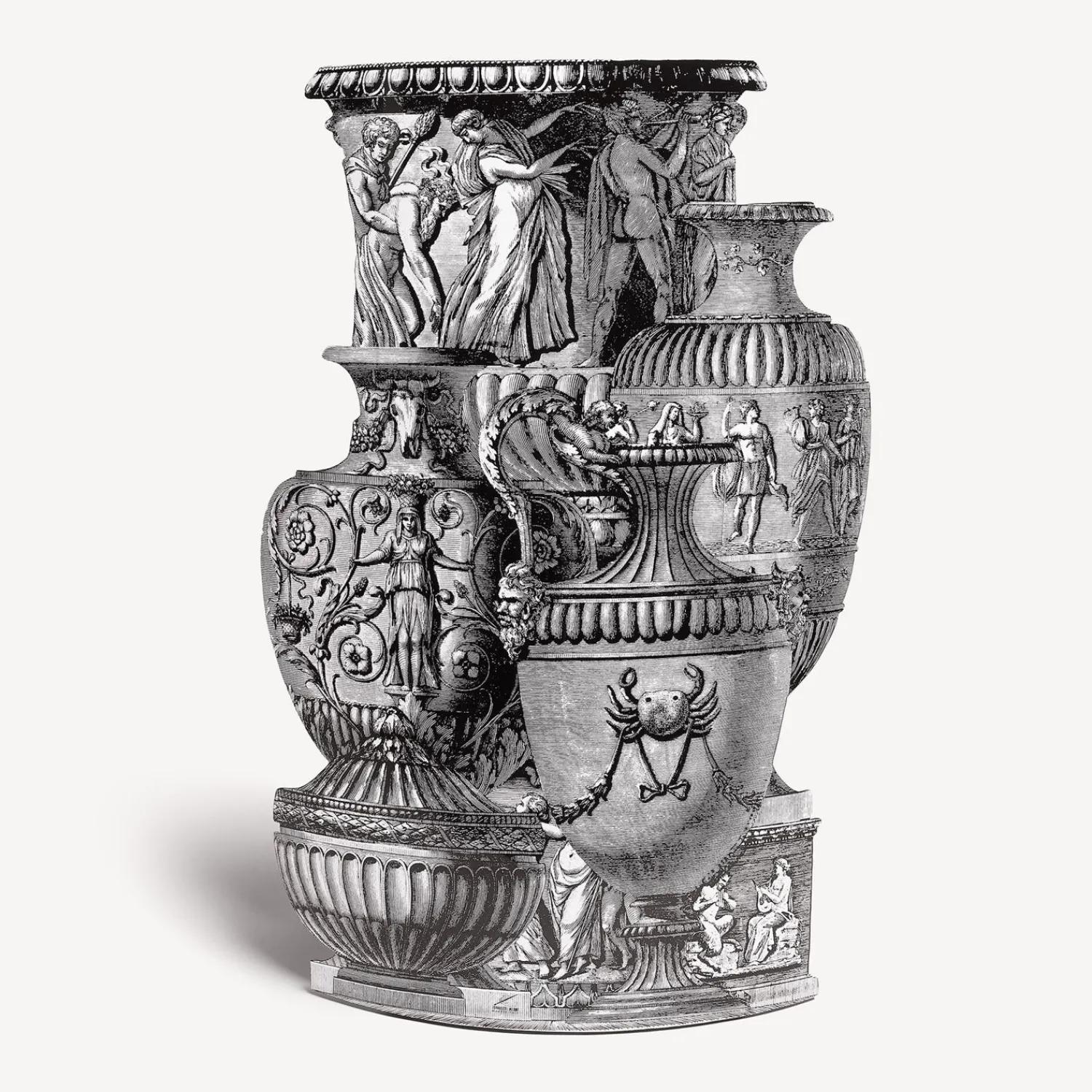 Clearance Portaombrelli Trompe L'Oeil Vasi Antichi Portaombrelli