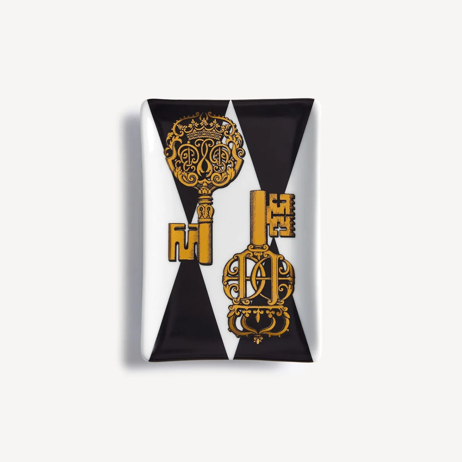 Shop Posacenere Rettangolare Chiavi E Rombi Posacenere Di Design