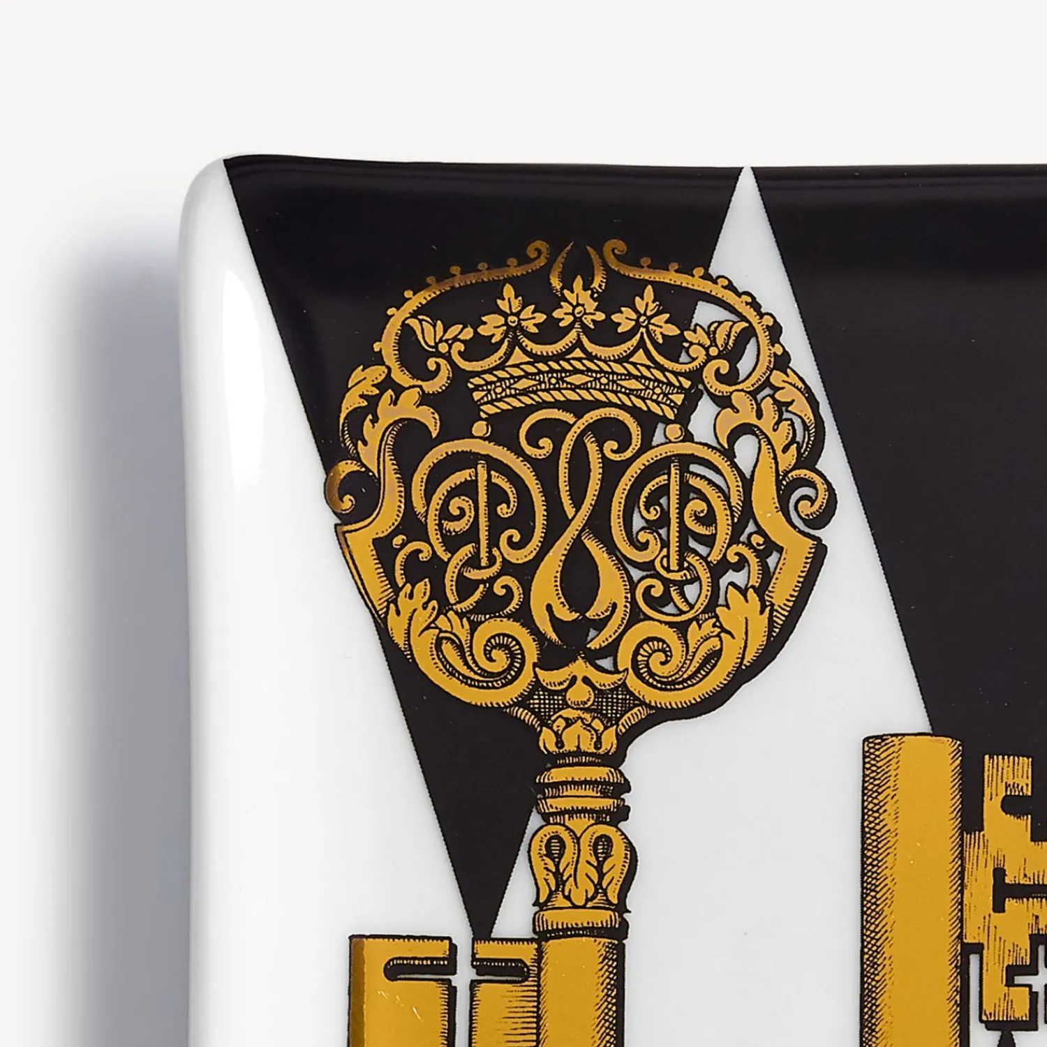 Shop Posacenere Rettangolare Chiavi E Rombi Posacenere Di Design