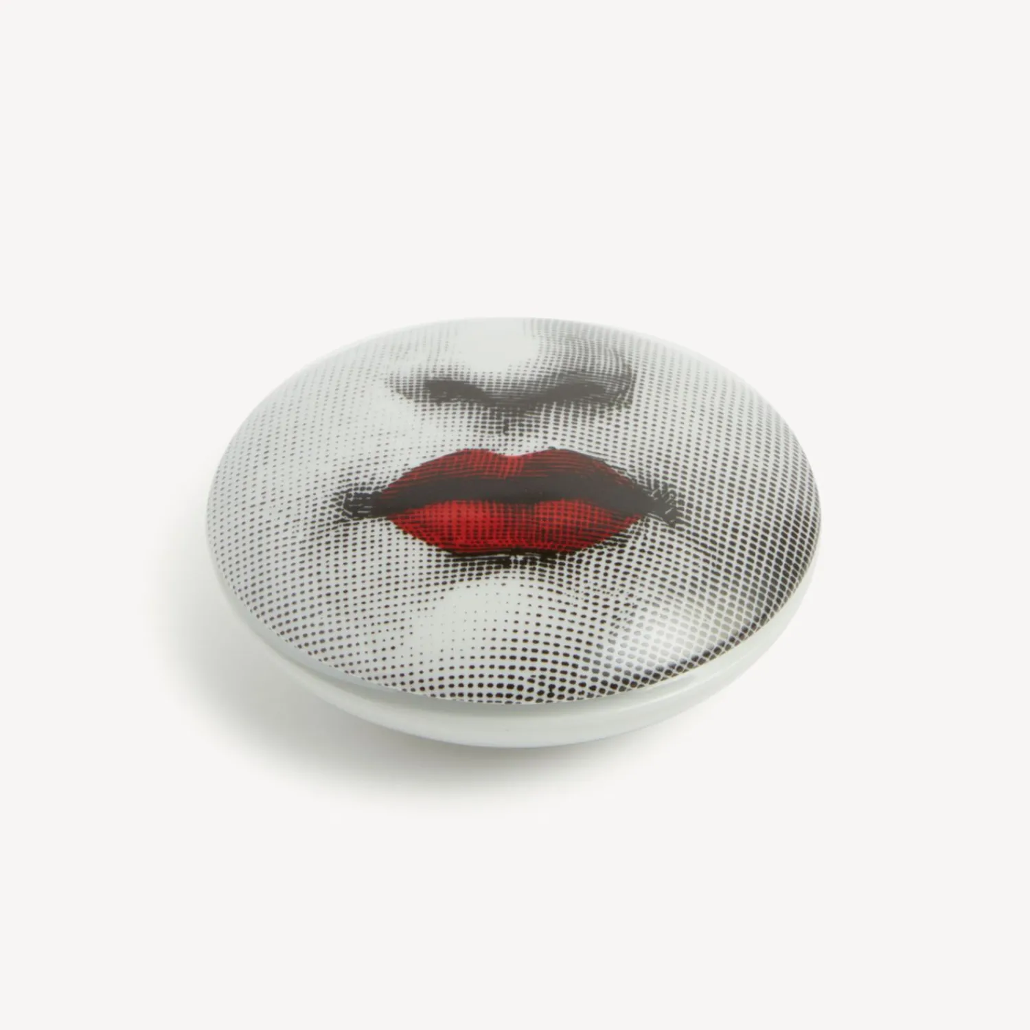 Fashion Scatola Rotonda Red Lips - Tema E Variazioni N.397 Piccoli Contenitori