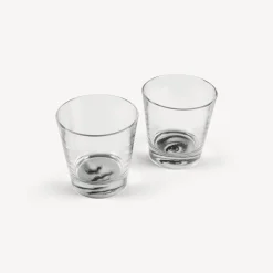 Discount Set 2 Bicchieri Occhio E Bocca Bicchieri E Sottobicchieri