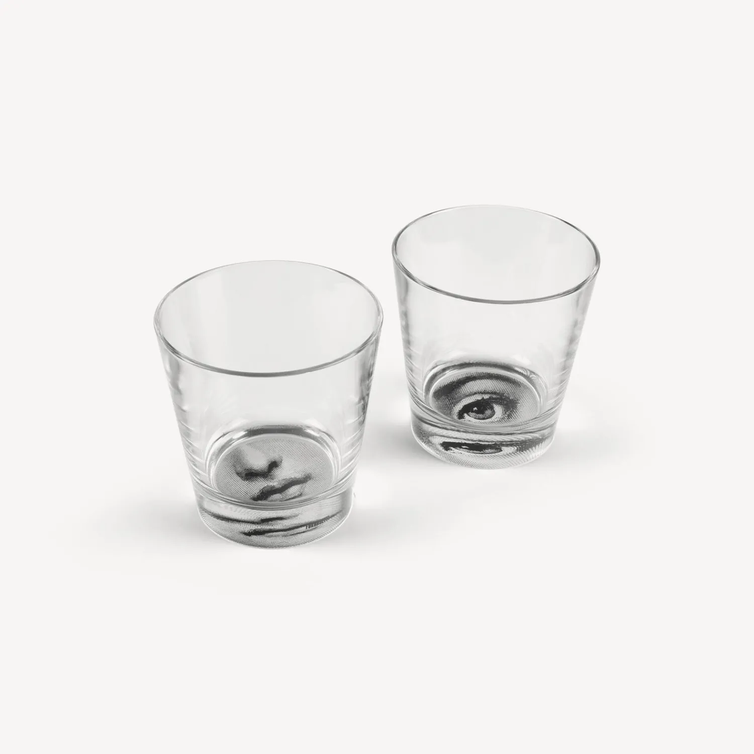 Discount Set 2 Bicchieri Occhio E Bocca Bicchieri E Sottobicchieri