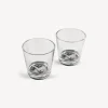 Flash Sale Set 2 Bicchieri Tema E Variazioni Bicchieri E Sottobicchieri