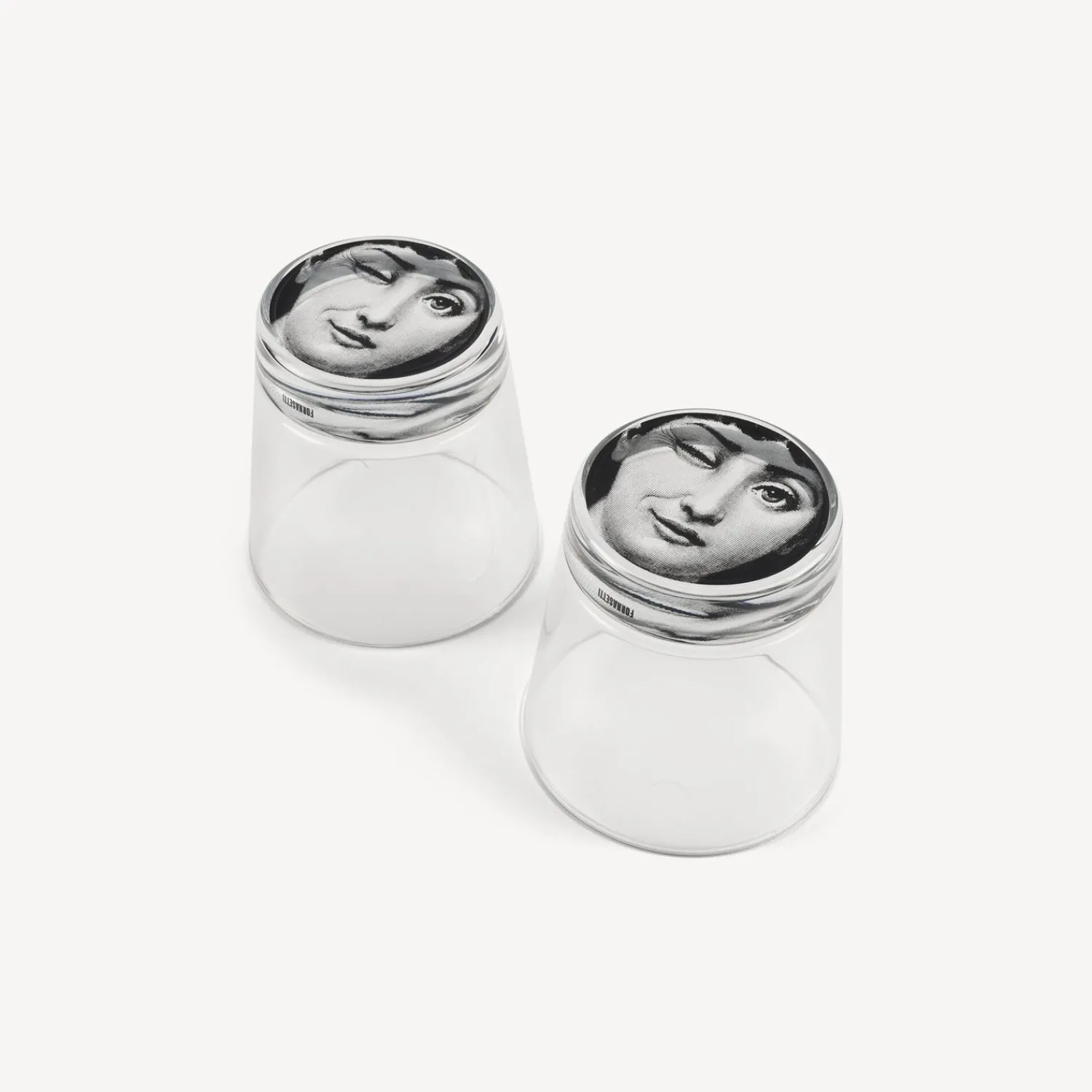 Flash Sale Set 2 Bicchieri Tema E Variazioni Bicchieri E Sottobicchieri