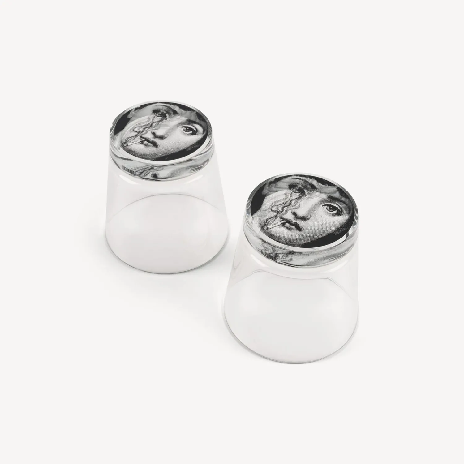 Sale Set 2 Bicchieri Tema E Variazioni Bicchieri E Sottobicchieri