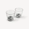 Sale Set 2 Bicchieri Tema E Variazioni Bicchieri E Sottobicchieri