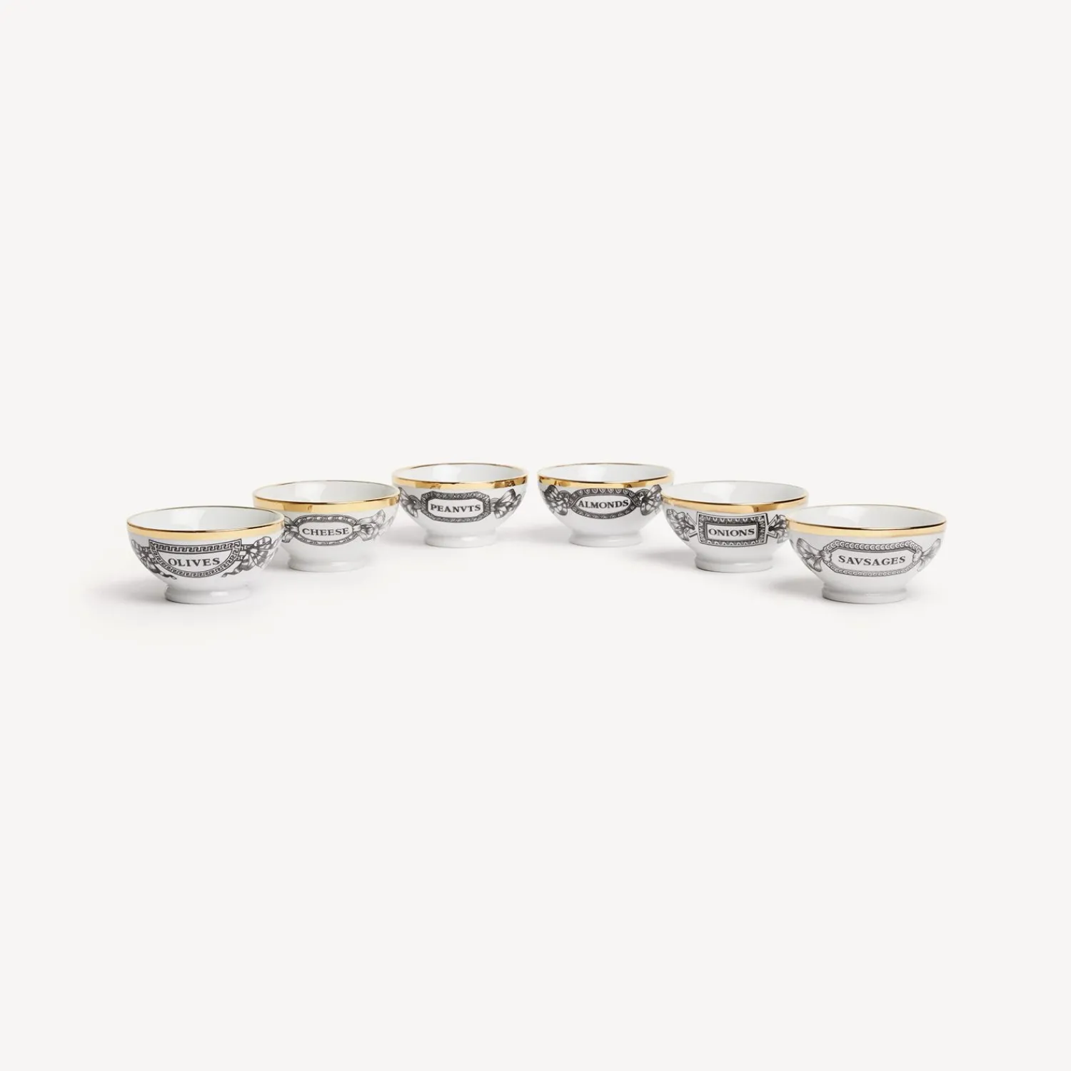 Outlet Set 6 Coppette Antipastieri Set Di Antipasti E Centrotavola