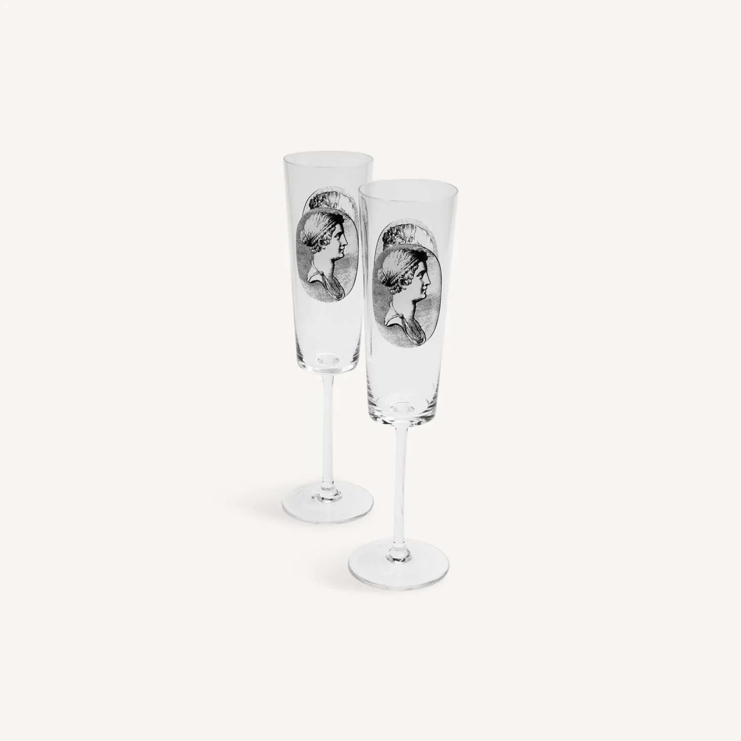 Cheap Set 2 Flauti Cammei Bicchieri E Sottobicchieri