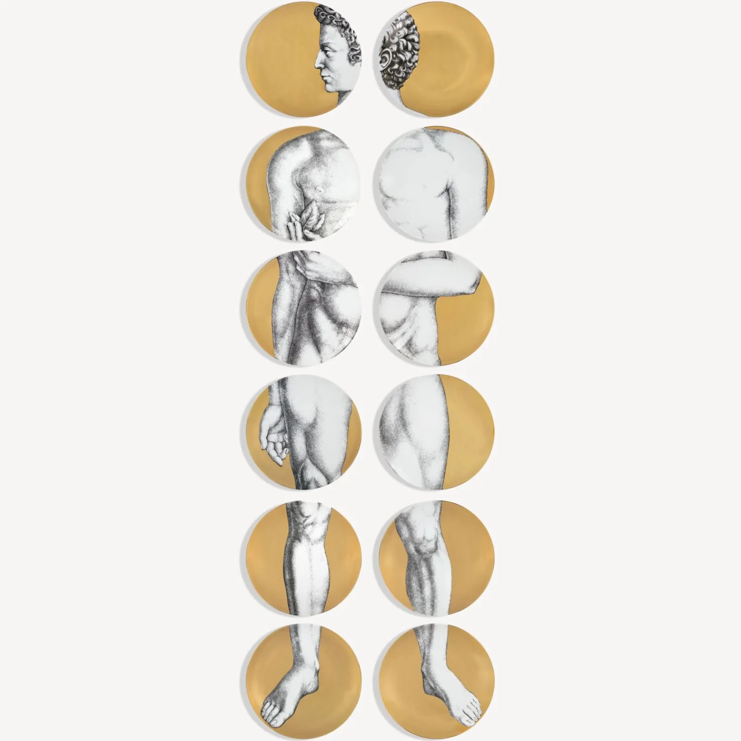 Clearance Set 12 Piatti Adamo Piatti Decorativi