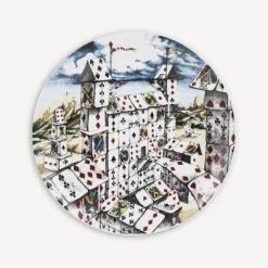 Outlet Set 12 Piatti Citta Di Carte Piatti Decorativi