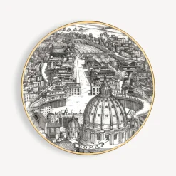 Outlet Set 6 Piatti Citta D'Italia Piatti Decorativi