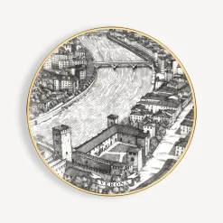 Outlet Set 6 Piatti Citta D'Italia Piatti Decorativi