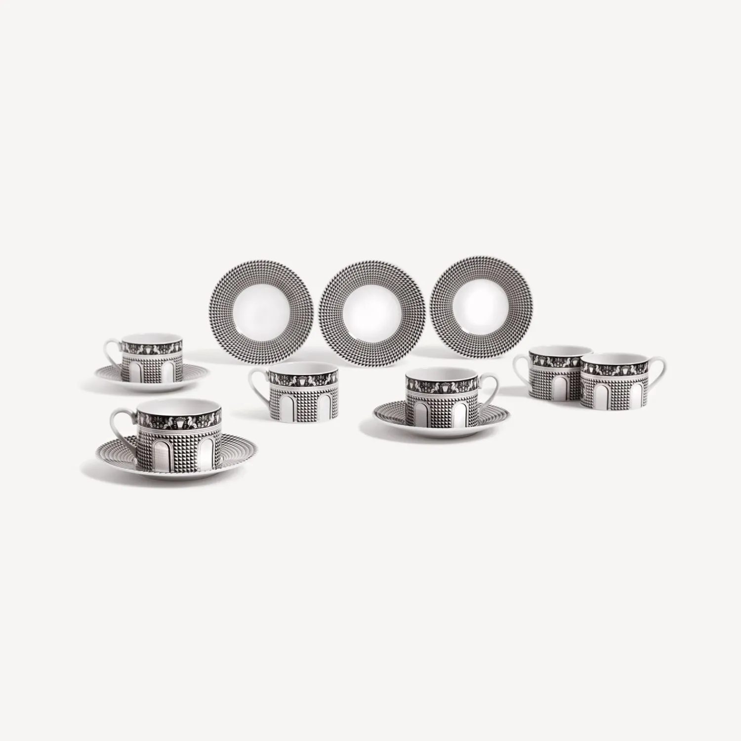 New Set 6 Tazze Da Te Facciata Quattrocentesca Set Da Te E Caffe