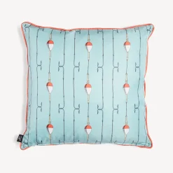 Outlet Set Di 2 Cuscini Grande Pesce Cuscini