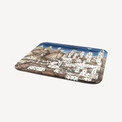 Discount Vassoio Citta Di Carte Vassoi E Pliants Decorativi