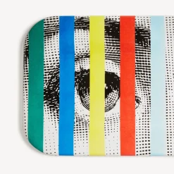 Flash Sale Vassoio Faccia E Strisce Vassoi E Pliants Decorativi