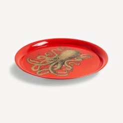 Sale Vassoio Polipo Oro Vassoi E Pliants Decorativi