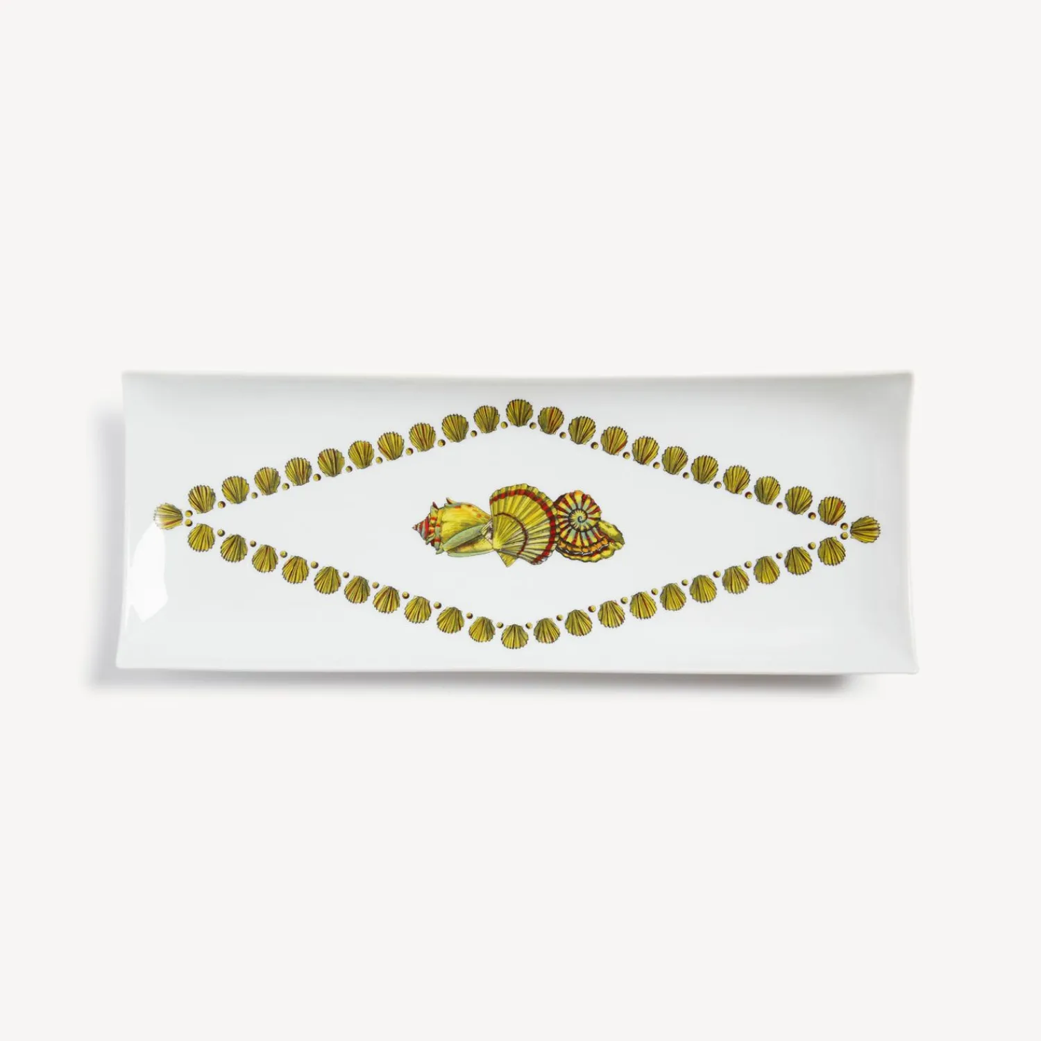 Cheap Vassoio Rettangolare Giro Di Conchiglie Vassoi Decorativi