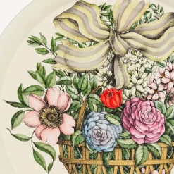 Online Vassoio Rotondo Cesto D'Oro Vassoi E Pliants Decorativi