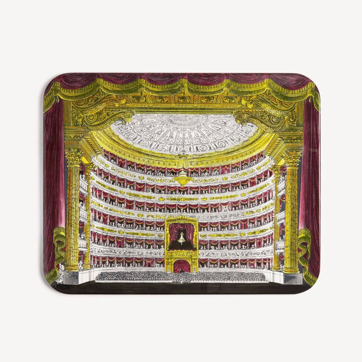 Cheap Vassoio Teatro Scala Interno Vassoi E Pliants Decorativi